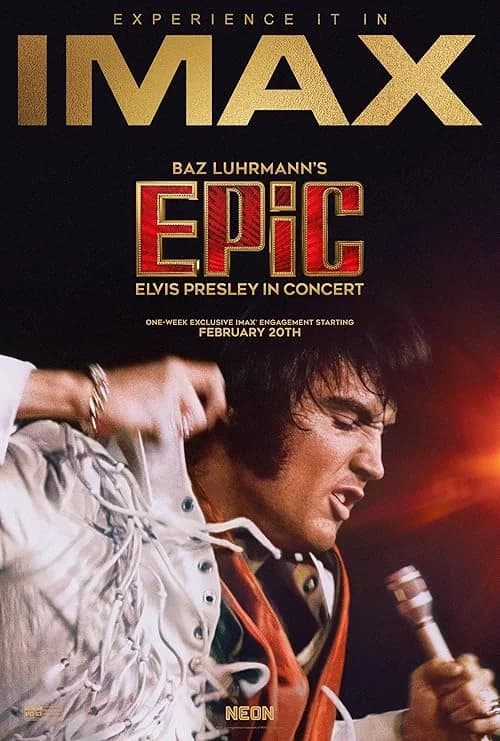 Epic: Elvis Presley in Concert film posteri