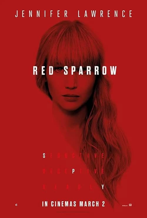 Red Sparrow film posteri